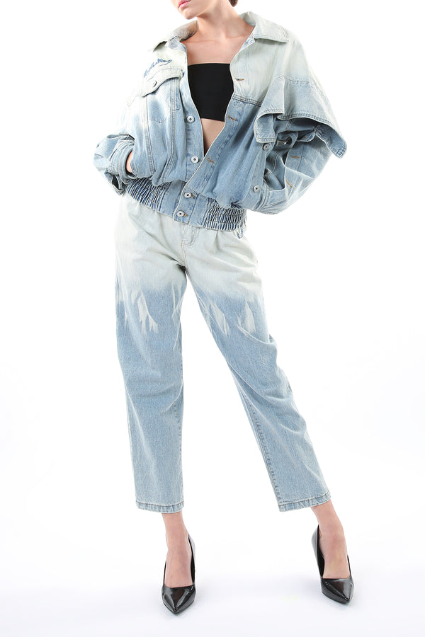 Ombre Color Gradation Denim Set - Shop Beulah Style