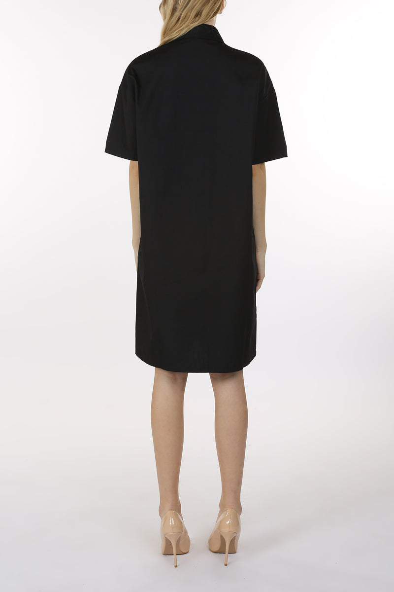 Livia 3D Sheer Ruffled Applique Shirt Dress - Shop Beulah Style