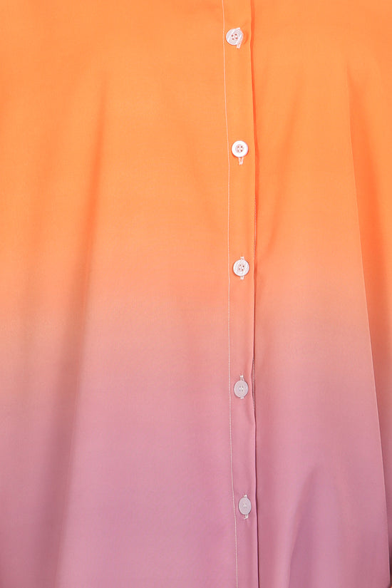 Mary Ombre Print Midi Shirt Dress - Shop Beulah Style