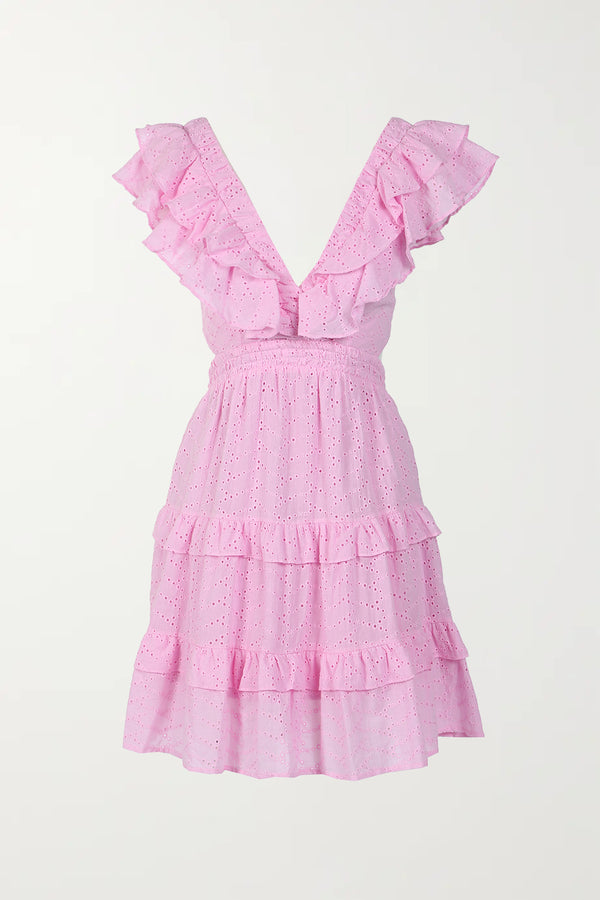 Irie Ruffle Lace Mini Dress - Shop Beulah Style