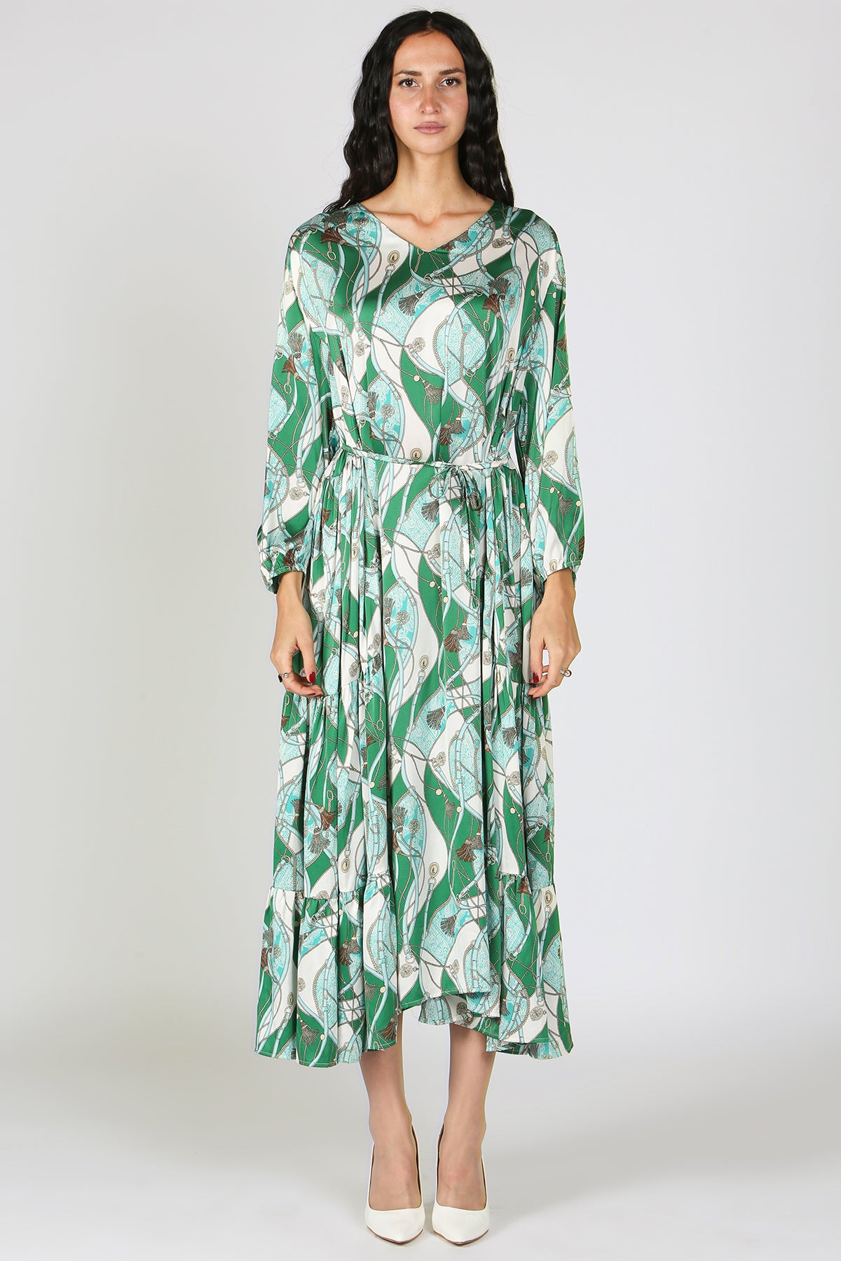 Jesse Multi Print Relaxed Fit Maxi Dress - Shop Beulah Style