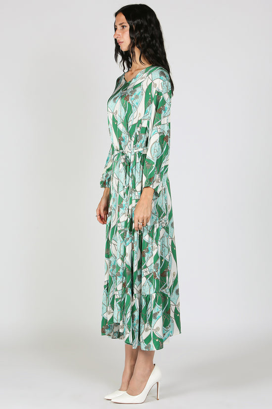Jesse Multi Print Relaxed Fit Maxi Dress - Shop Beulah Style