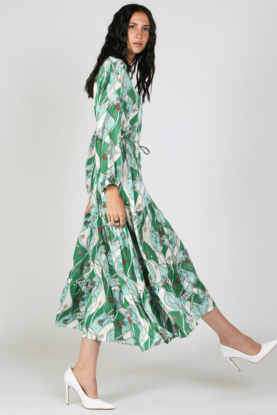 Jesse Multi Print Relaxed Fit Maxi Dress - Shop Beulah Style