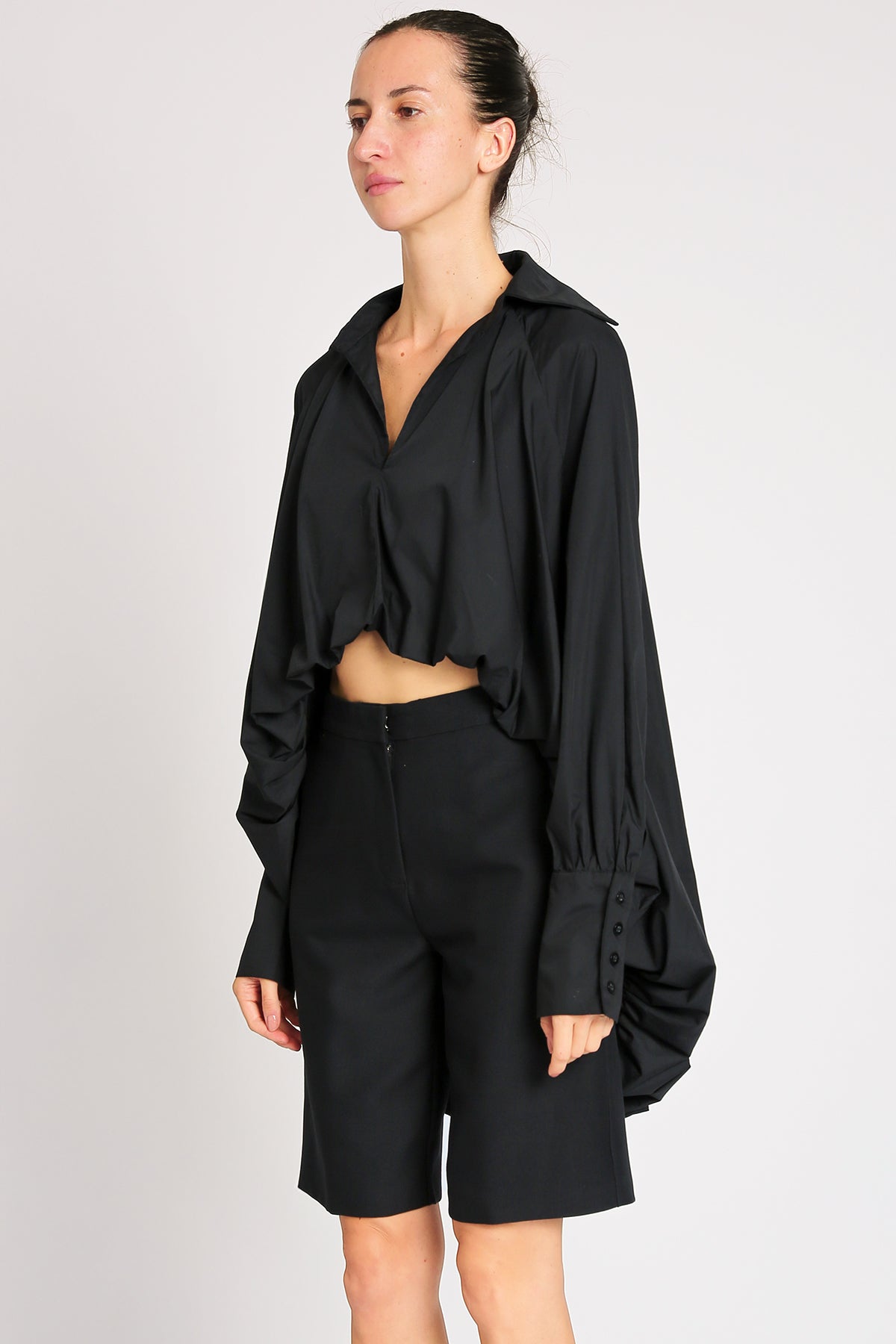Lowie High Low Balloon Fit Hem Top