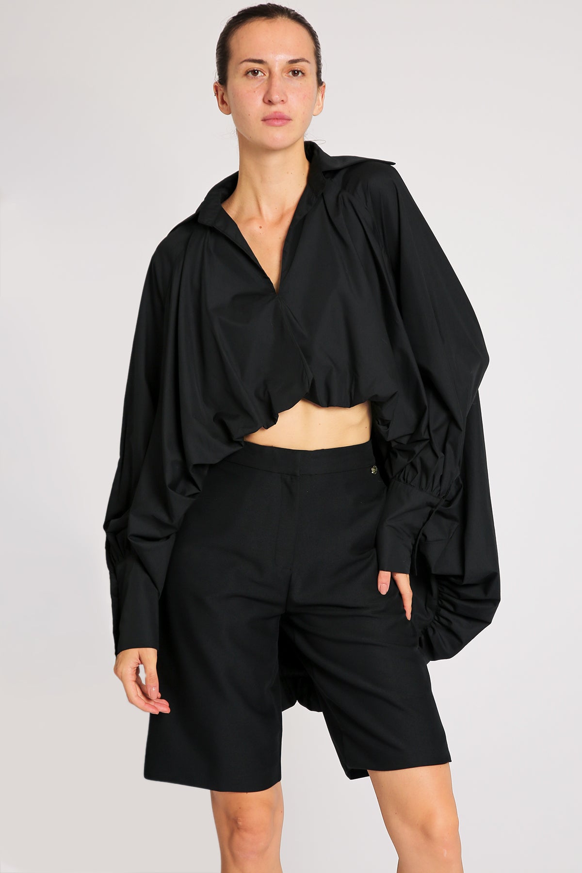 Lowie High Low Balloon Fit Hem Top