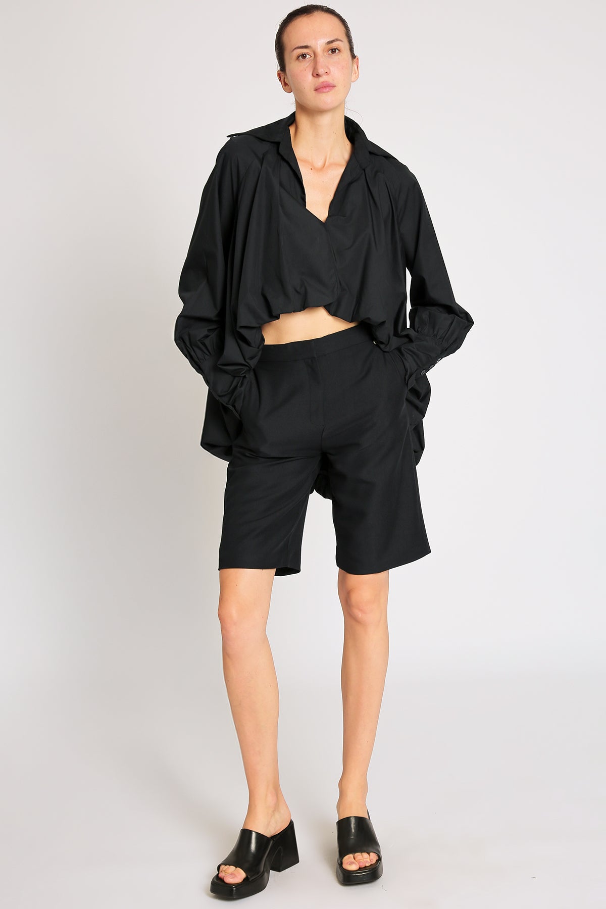 Lowie High Low Balloon Fit Hem Top