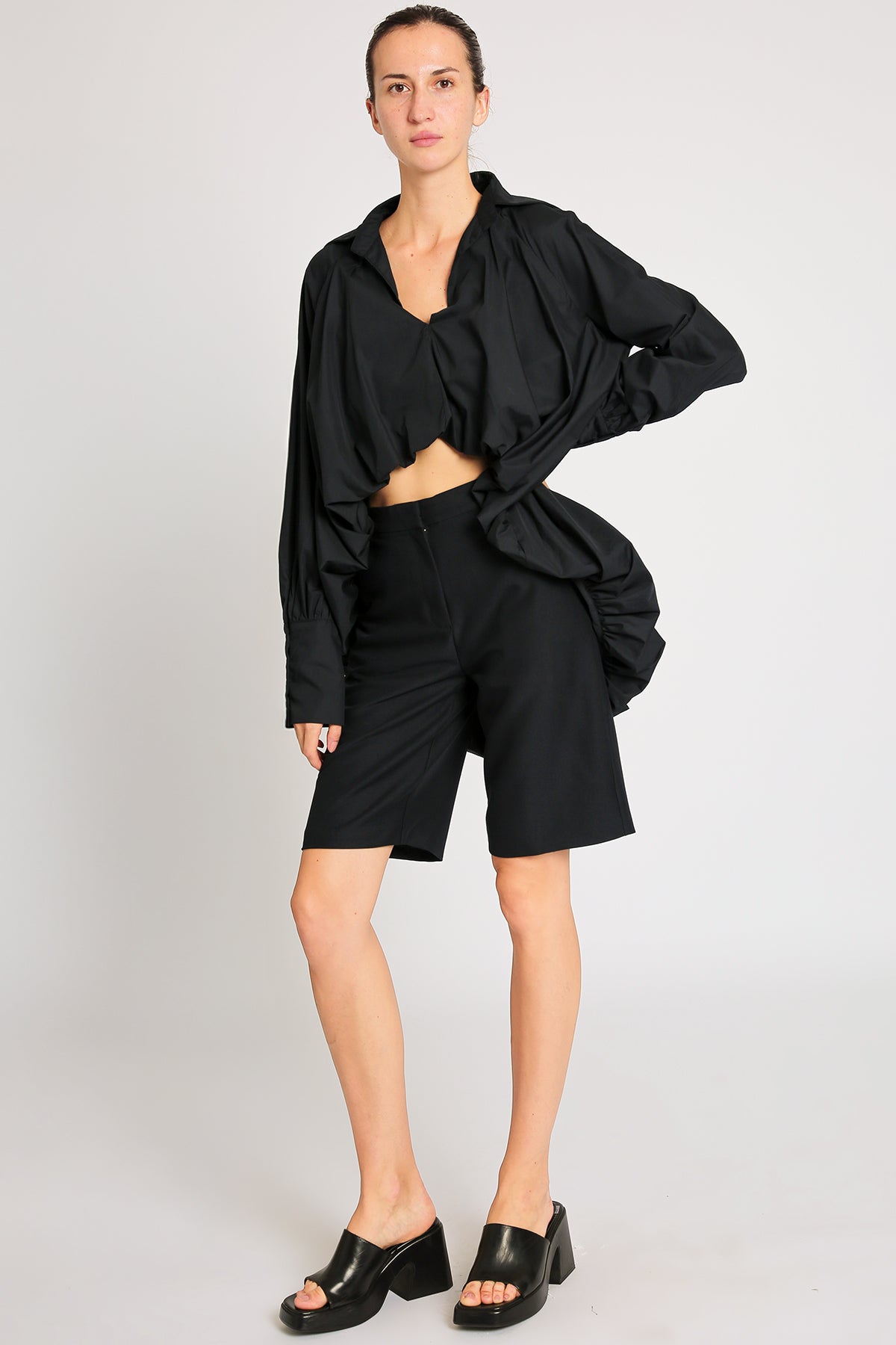 Lowie High Low Balloon Fit Hem Top