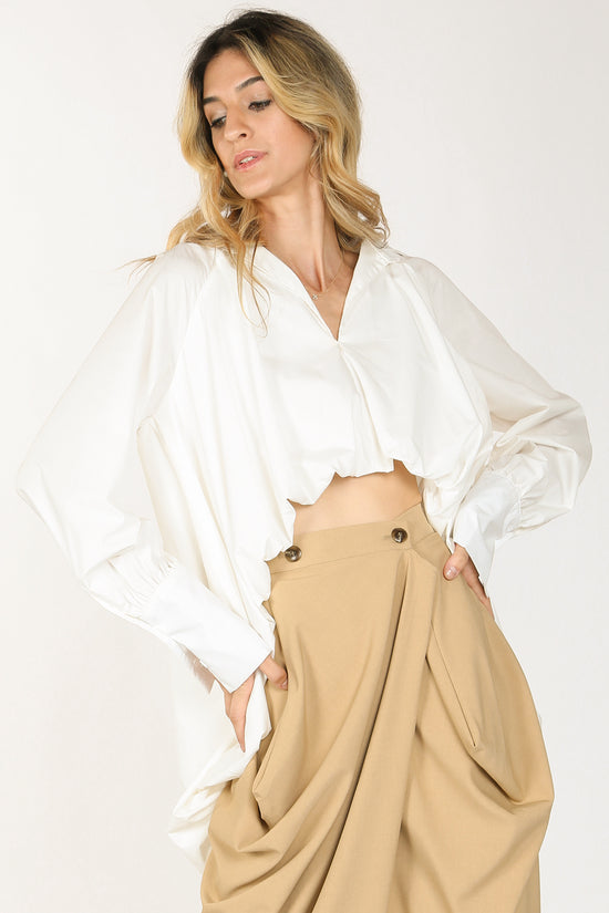 Lowie High Low Balloon Fit Hem Top