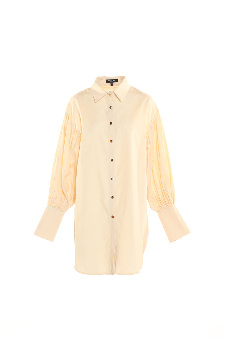 Floyd Billow Sleeve Mini Shirt Dress - Shop Beulah Style