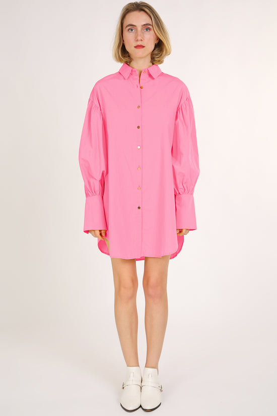 Floyd Billow Sleeve Mini Shirt Dress - Shop Beulah Style