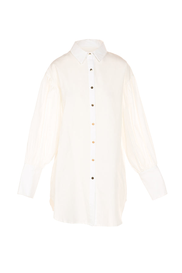 Floyd Billow Sleeve Mini Shirt Dress