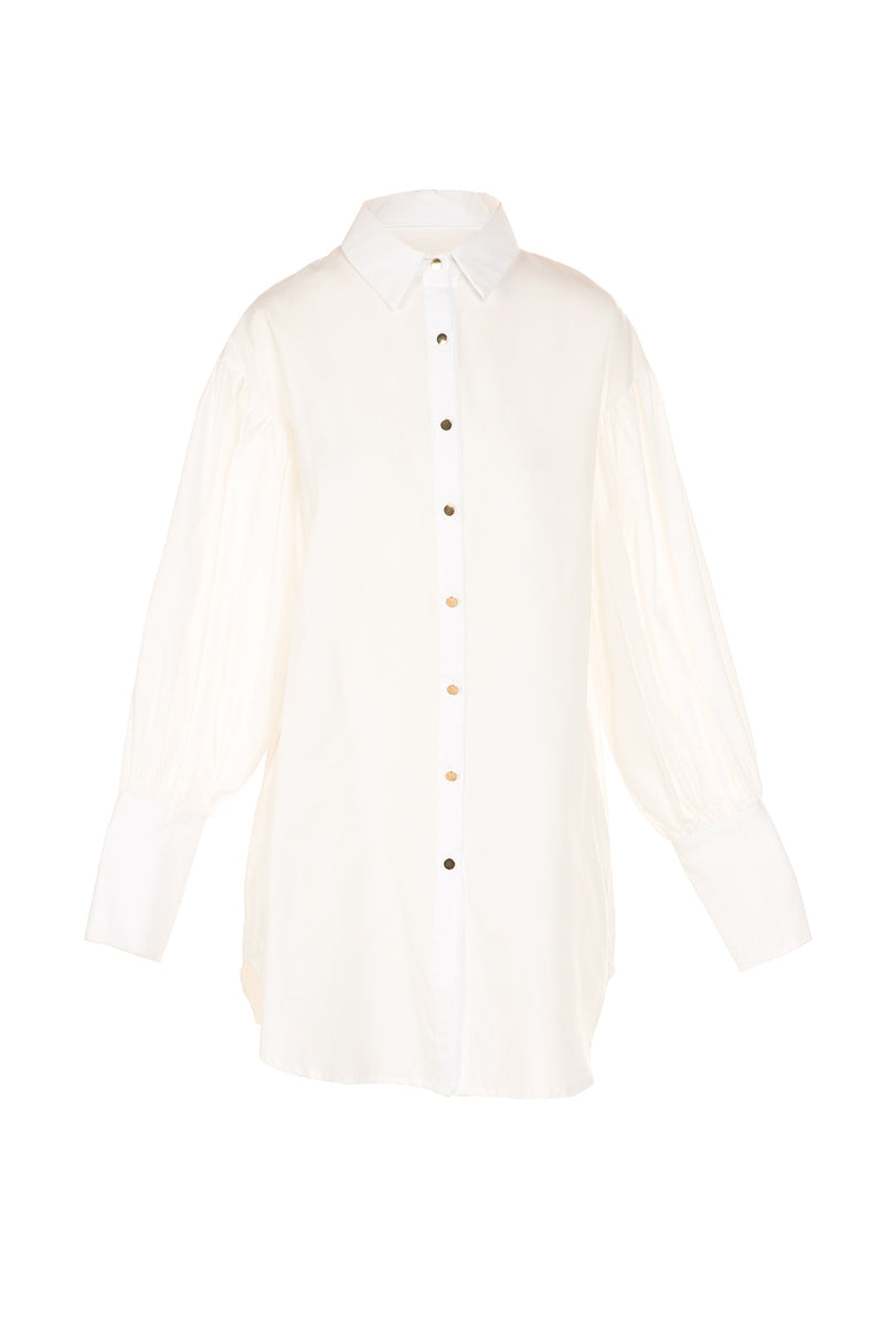 Floyd Billow Sleeve Mini Shirt Dress