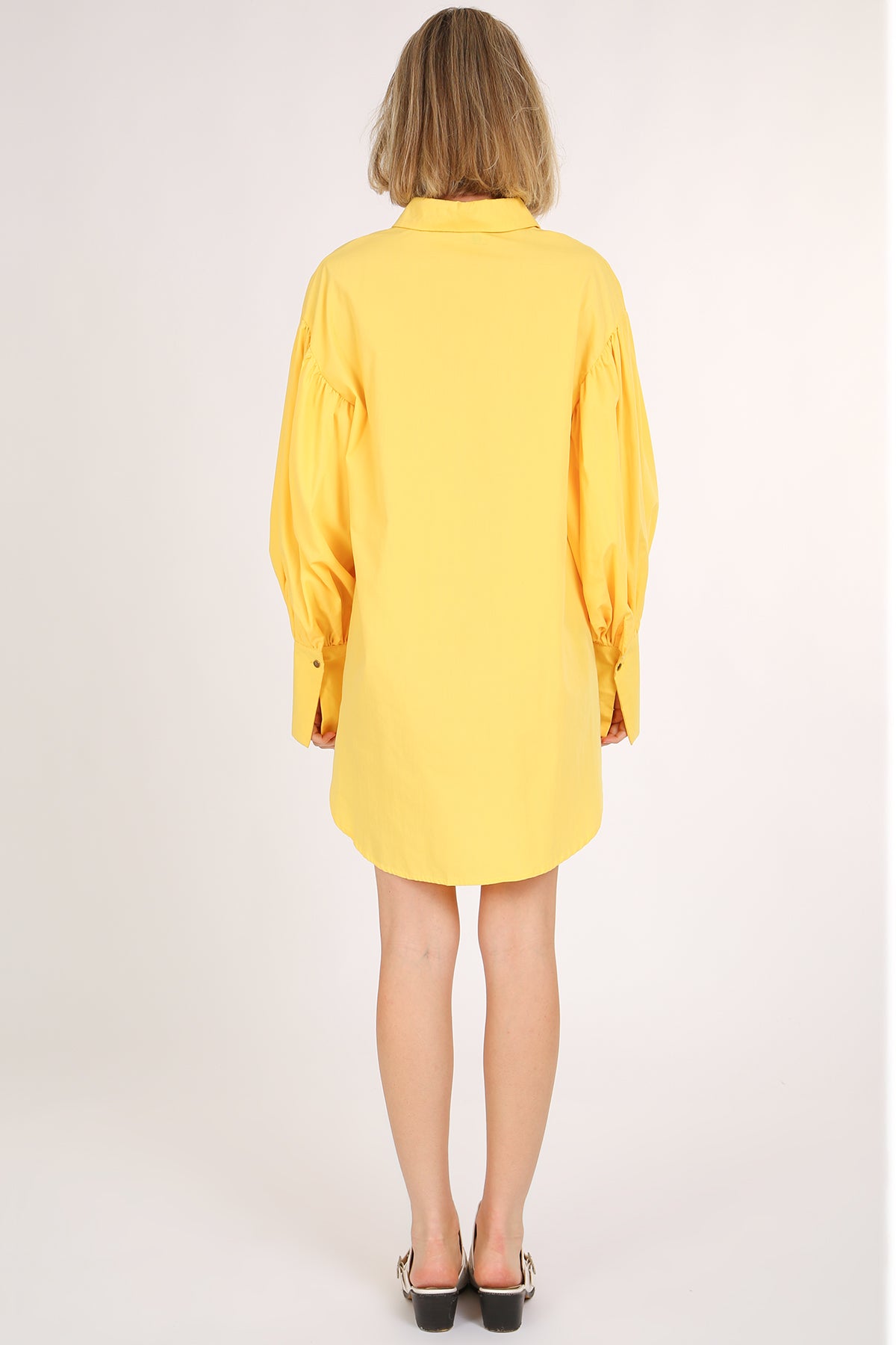 Floyd Billow Sleeve Mini Shirt Dress