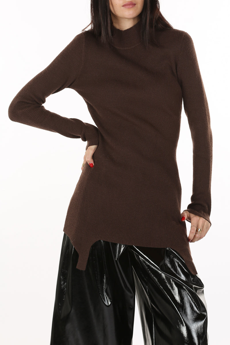 Kasey Square Cut Hem Knitted Mini Dress - Shop Beulah Style