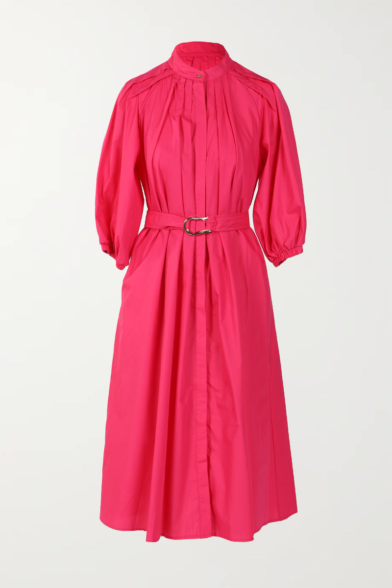 Astrid Pleated Shirt Maxi Dress - Shop Beulah Style