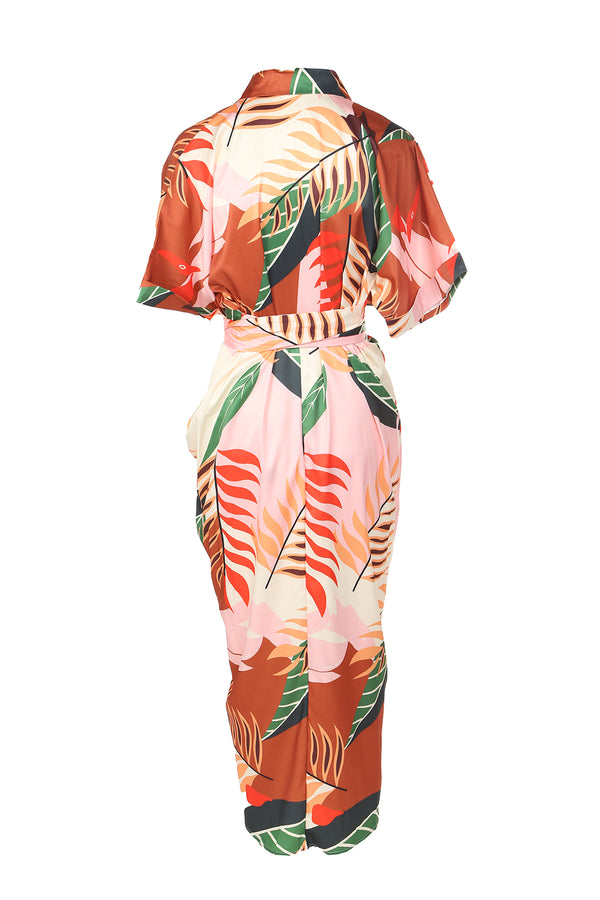 Freya Tropical Printed Dress - Shop Beulah Style