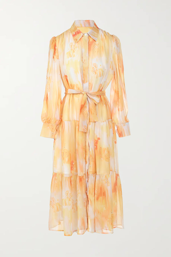 Sunset Watercolor Printed Dress - Shop Beulah Style