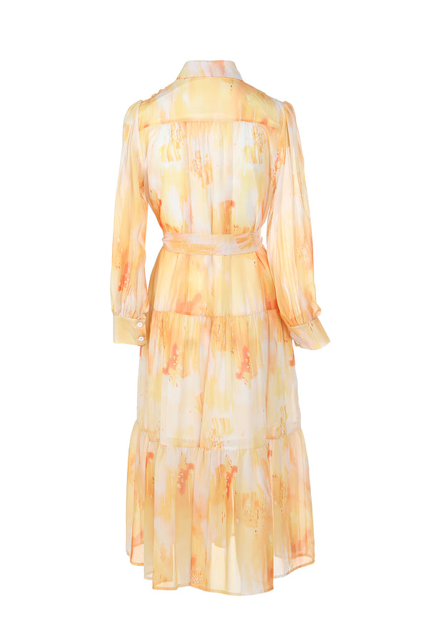 Sunset Watercolor Printed Dress - Shop Beulah Style