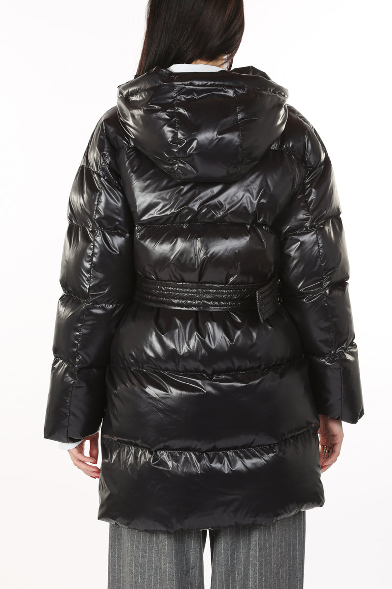 Nadia Hooded Long Puffer Jacket - Shop Beulah Style