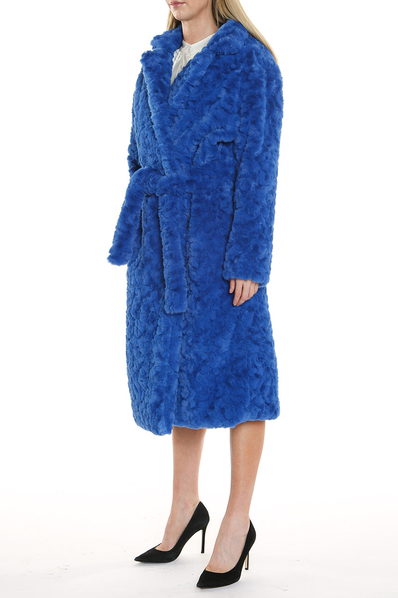 Helen Fur Robe Long Coat - Shop Beulah Style