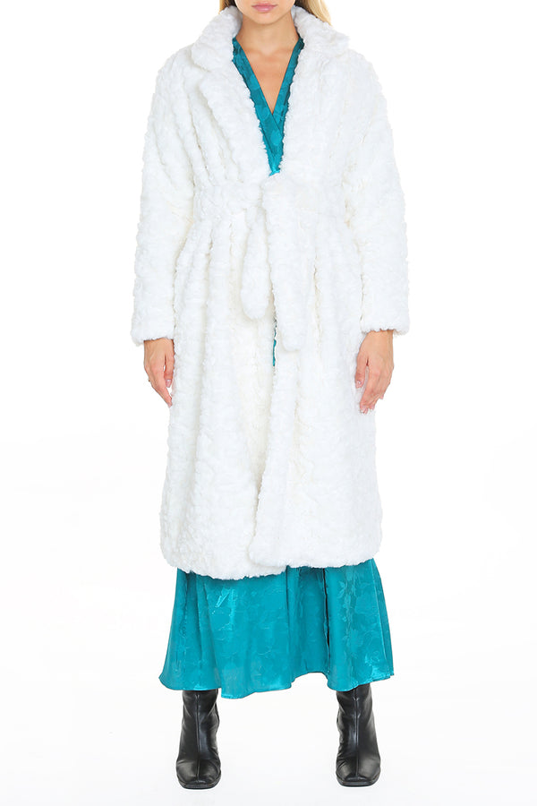 Helen Fur Robe Long Coat - Shop Beulah Style