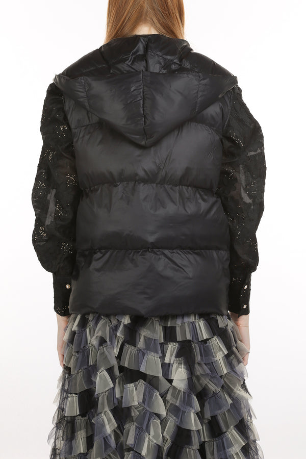 Shannon Hooded Puffer Vest - Shop Beulah Style
