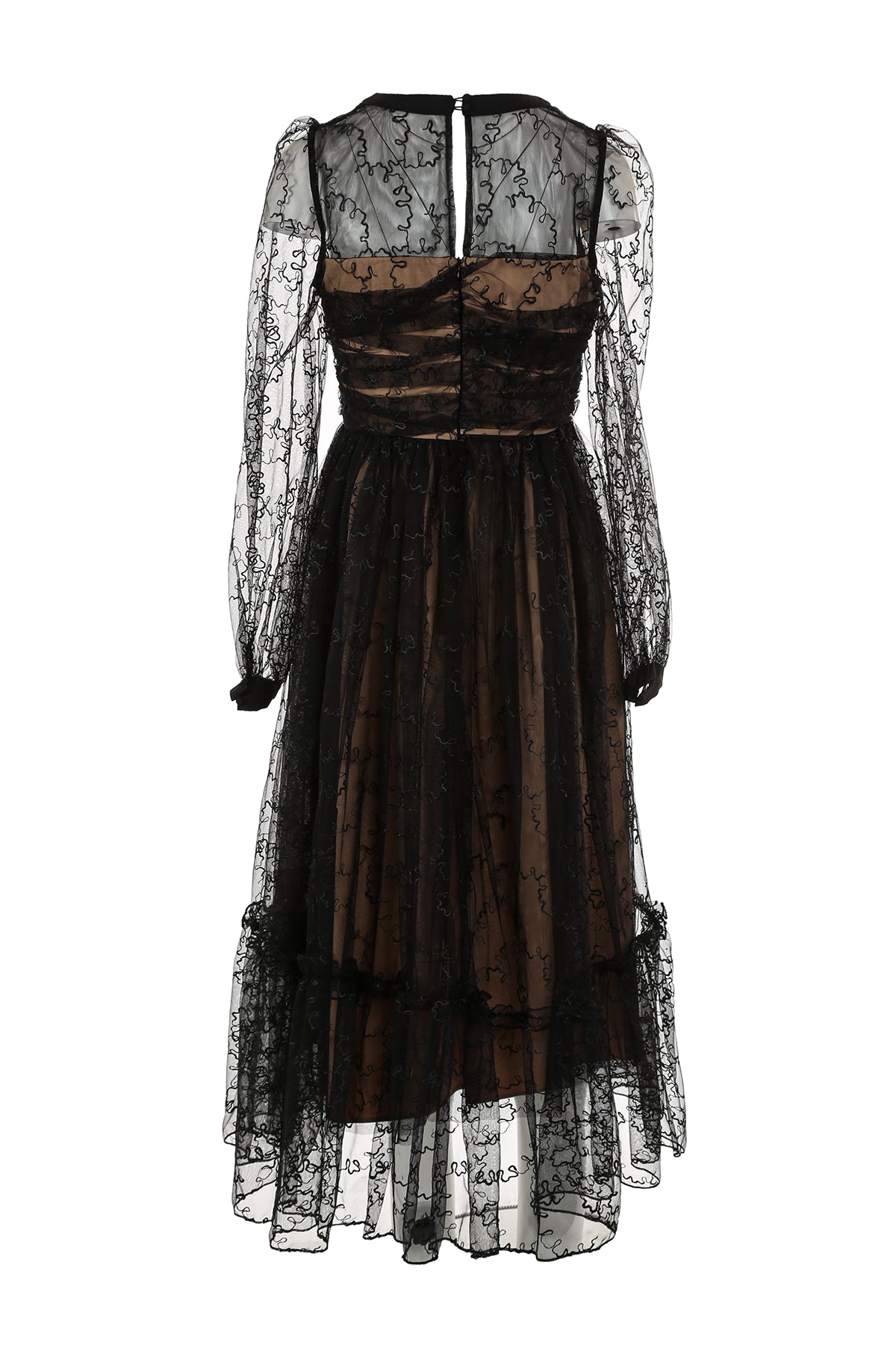 Jonah Embellished & Embroidered Mesh Maxi Dress - Shop Beulah Style
