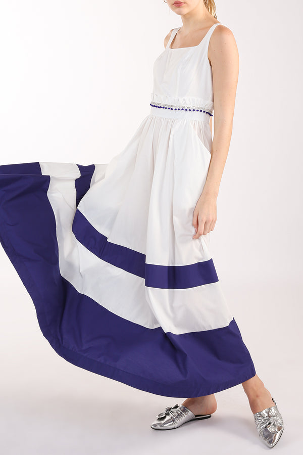 Eli High Contrast Embellished Sleeveless Maxi Dress - Shop Beulah Style