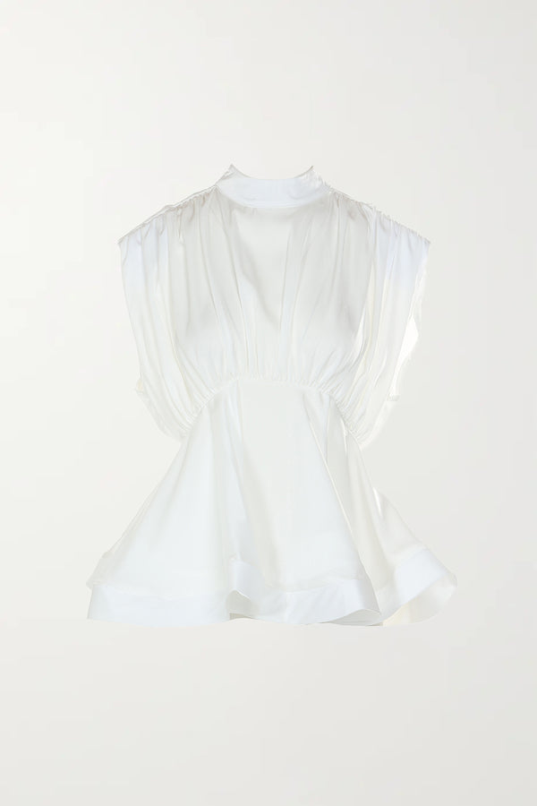 Bonnie Flared Peplum Sleeveless Top - Shop Beulah Style