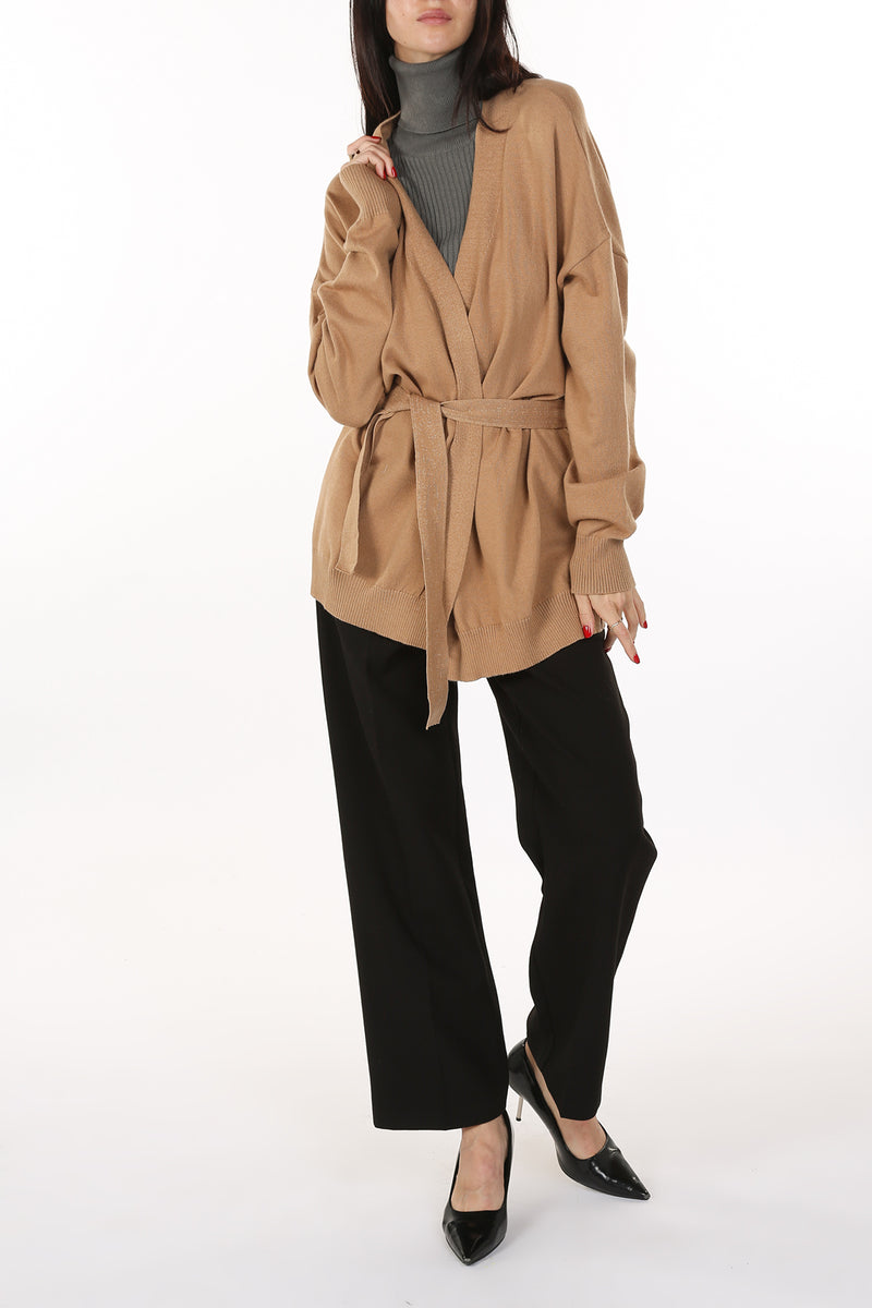 Fiona Ribbed Knit Belted Cardigan - Shop Beulah Style