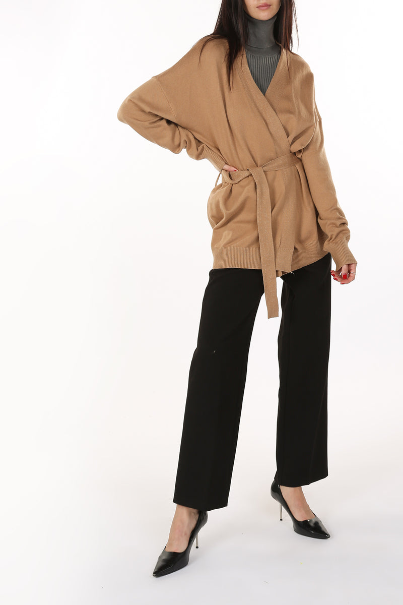 Fiona Ribbed Knit Belted Cardigan - Shop Beulah Style