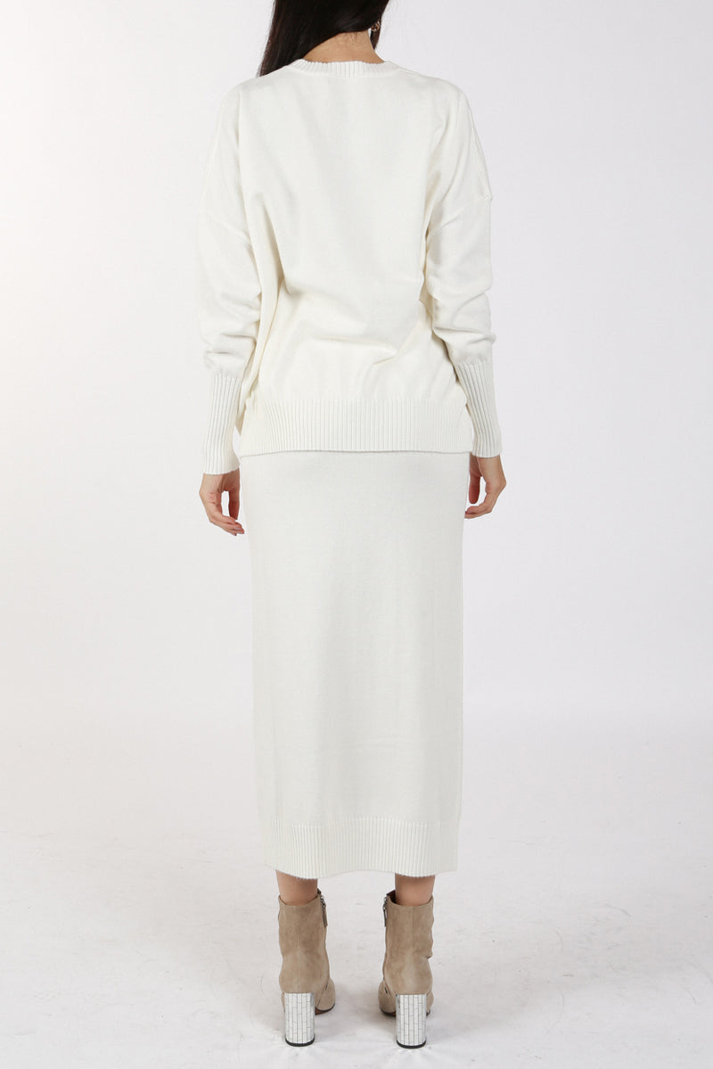 Mila Ribbed Sweater & Skirt Set - Shop Beulah Style