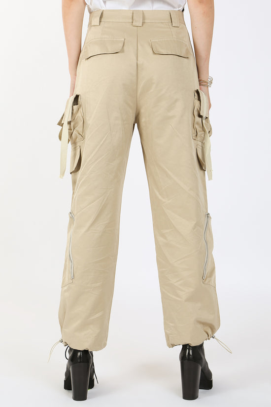 Palmer Strap Detail Cargo Baggy Pants - Shop Beulah Style