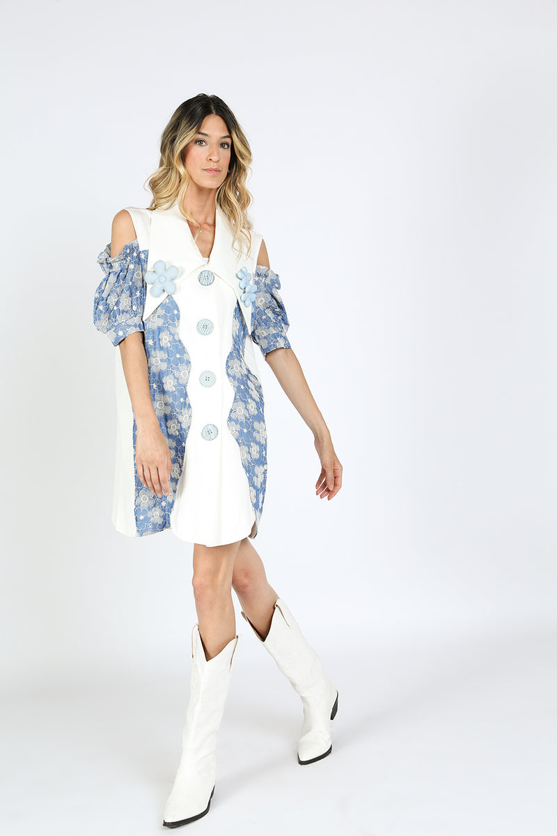 Jensen Shoulder Cutout Blazer Dress - Shop Beulah Style