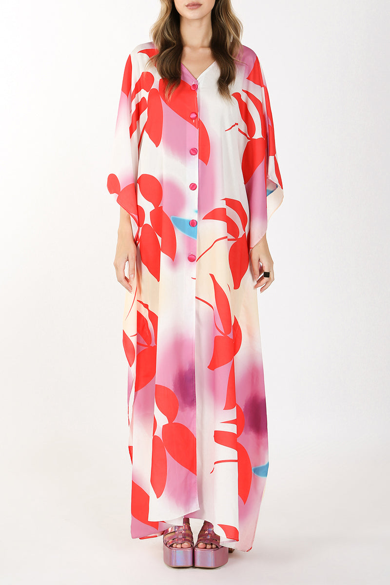 Liliana Poncho Style Maxi Dress - Shop Beulah Style