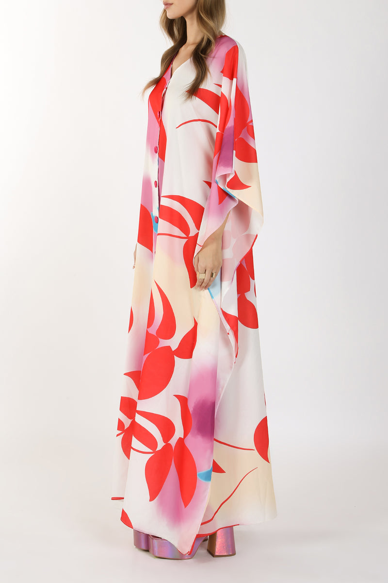 Liliana Poncho Style Maxi Dress - Shop Beulah Style