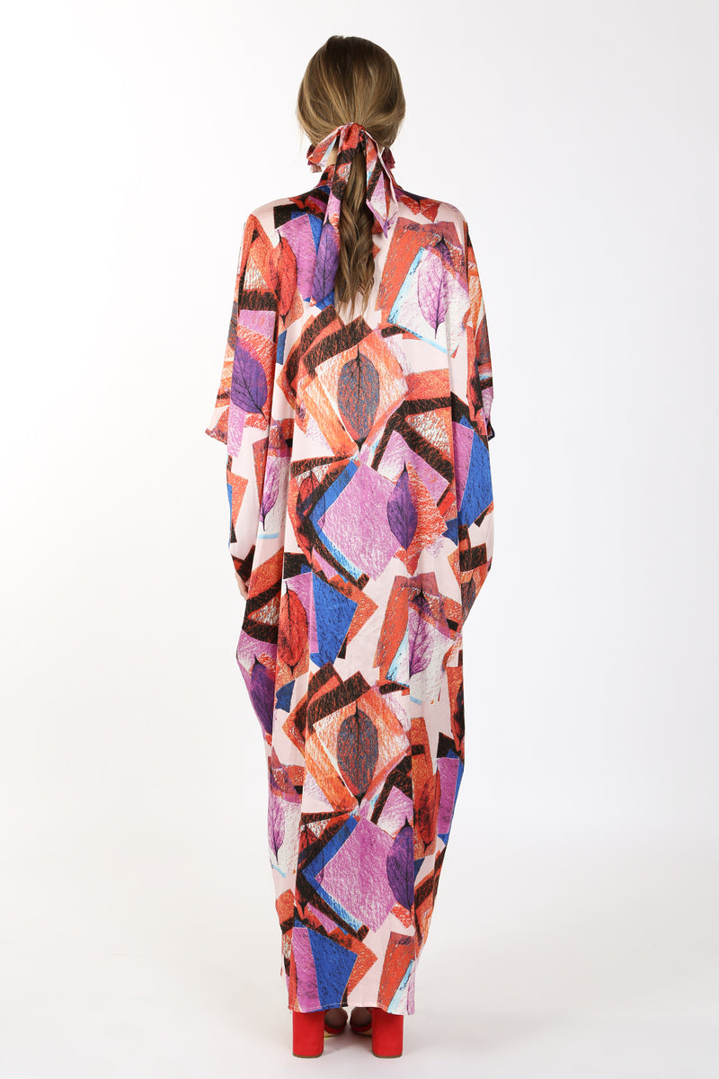 Delia Multi Color Printed Shape Dress - Shop Beulah Style