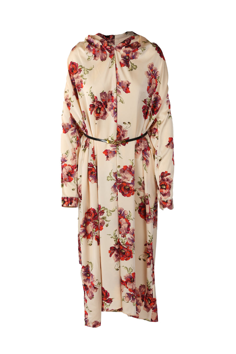 Ruby Floral Print Belted Dress - Shop Beulah Style
