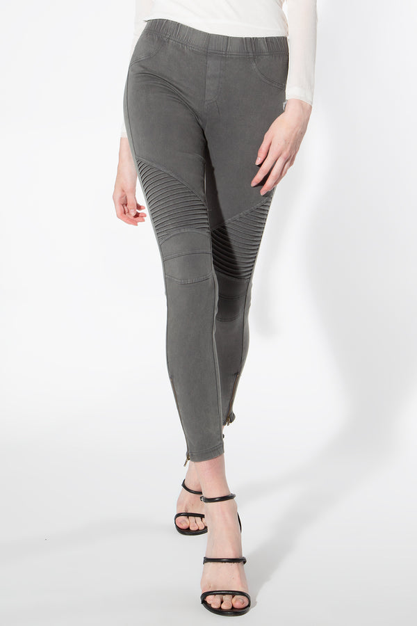 Moto Jeggings - Dark Grey