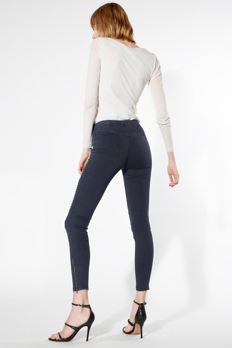 Moto Jeggings - Midnight Blue
