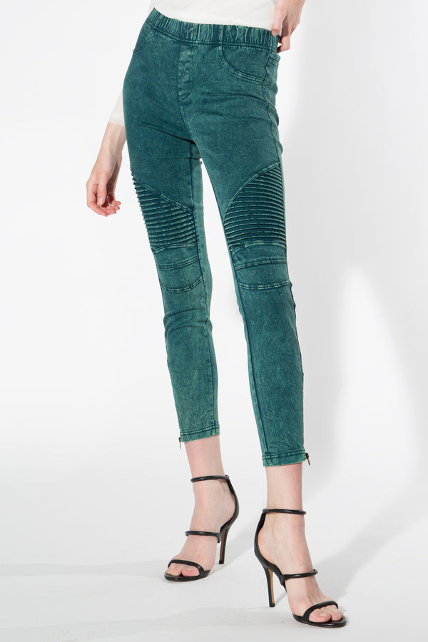 Moto Jeggings - Secret Garden