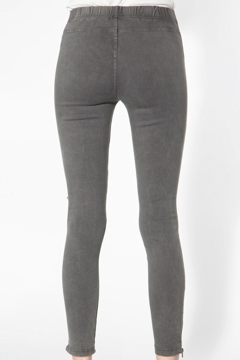Moto Jeggings - Dark Grey - Shop Beulah Style