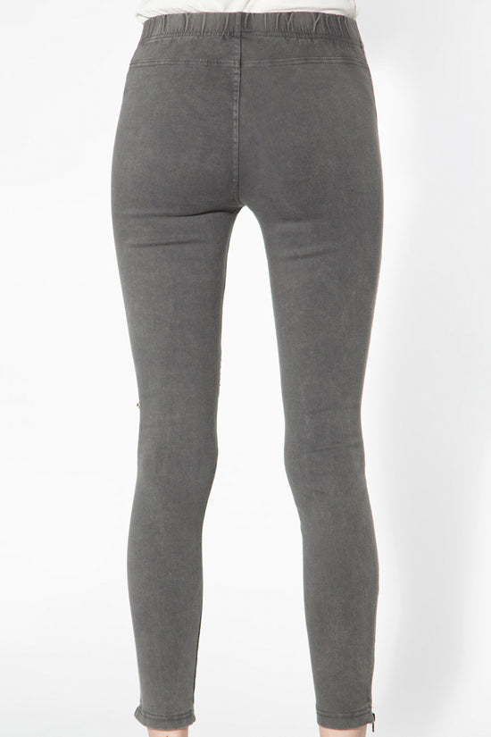 Moto Jeggings - Dark Grey - Shop Beulah Style