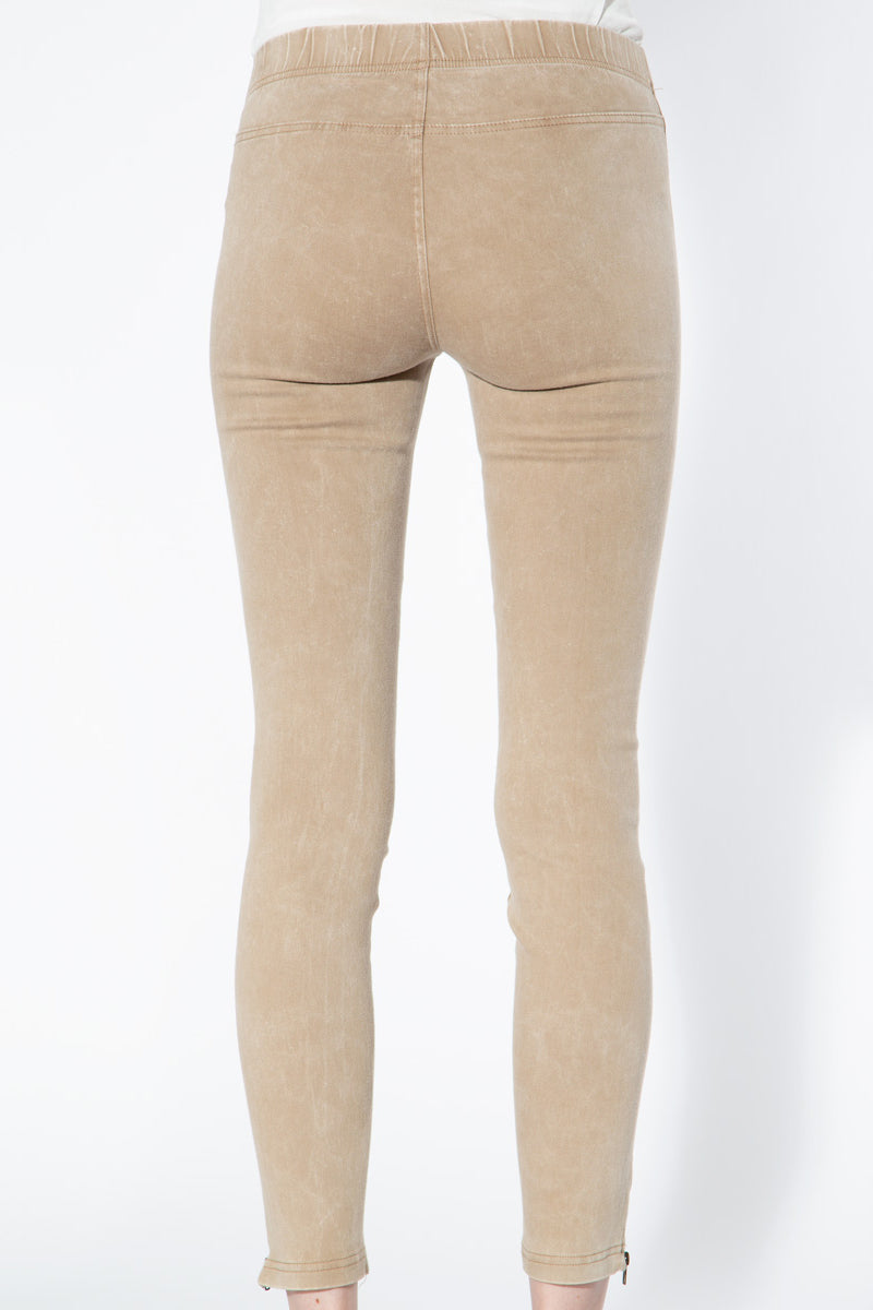 Moto Jeggings - Khaki - Shop Beulah Style