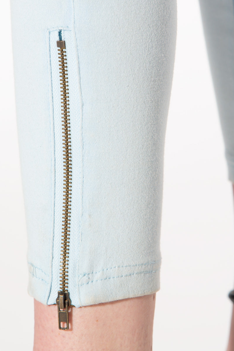 Moto Jeggings - Light Blue - Shop Beulah Style