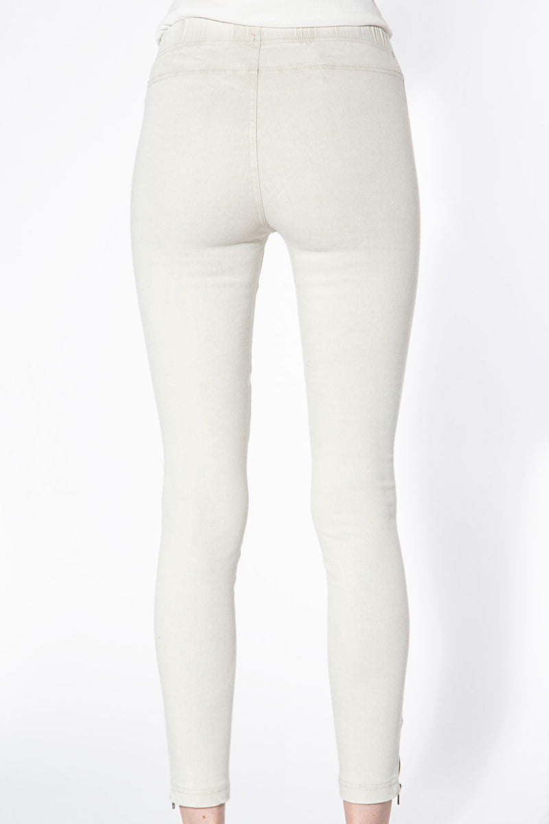 Moto Jeggings - Light Grey - Shop Beulah Style