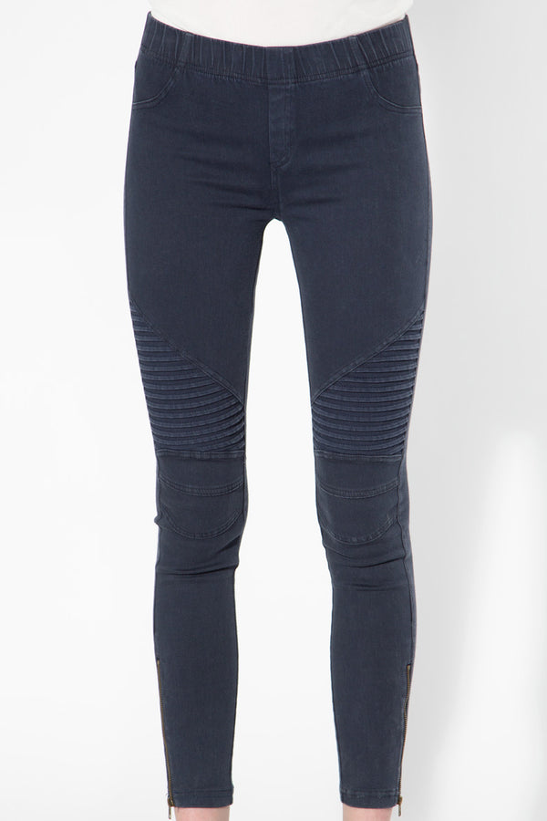Moto Jeggings - Midnight Blue - Shop Beulah Style