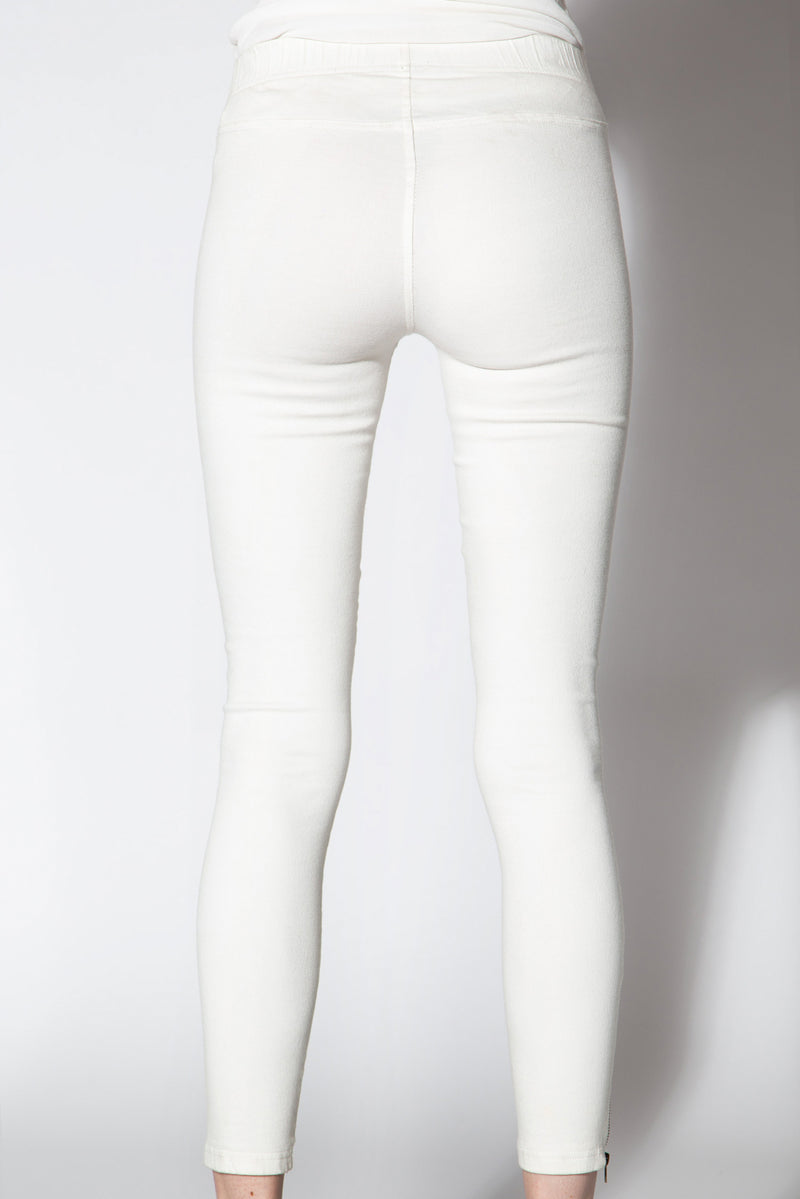 Moto Jeggings - Off White - Shop Beulah Style