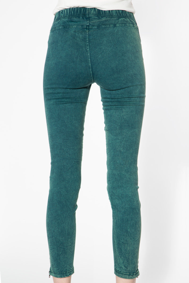 Moto Jeggings - Secret Garden - Shop Beulah Style