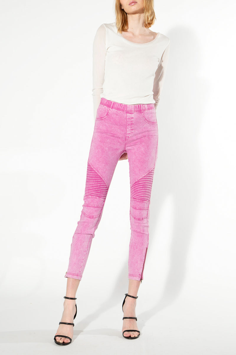 Moto Jeggings - Ultra Violet - Shop Beulah Style